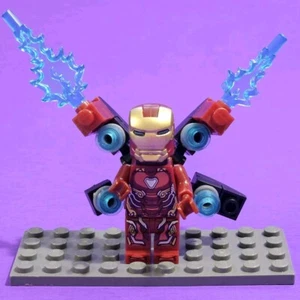 Lego Iron Man Mark 50 Minifigura Con Alas Brazos Marvel Vengadores Superhéroes - Imagen 1 de 5