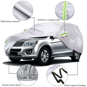 3 Layer SUV Universal Fit Car Cover Outdoor Waterproof UV All weather Protection - Picture 1 of 12