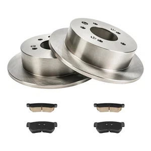 Fit For 2007-2010 Hyundai Elantra Rear Disc Brake Rotors Brake Pads - Bild 1 von 10
