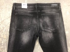 NWT Women's DENHAM JEANS SHARP SKINNY FIT APB DARK GREY STRETCH SIZE 30 320$