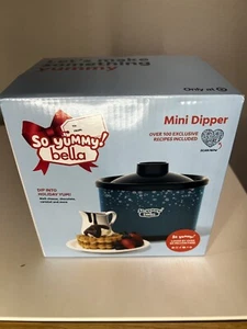 So Yummy by Bella Mini Dipper Teal Electric Fondue Set Dishwasher Safe Chocolate - Picture 1 of 3