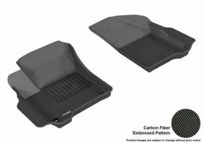 Alfombrilla 3D MAXpider 2012-20 para Dodge Journey Kagu primera fila negra de fibra de carbono Foto 1 de 4
