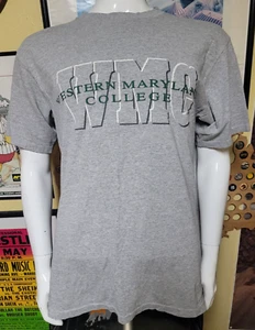 Vintage 90s Western Maryland College WMC Green Terrors T-Shirt Large Jansport - Bild 1 von 4