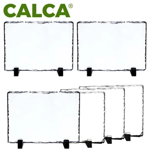 PICKUP 28pcs Sublimation Rectangle Photo Slate Rock Plaque Blanks 5.9" x 7.9" - Picture 1 of 8