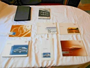 2005 AUDI A4 OWNERS MANUAL 7 PC SET & AUDI FACTORY CASE .OEM. VERY CLEAN SET - Picture 1 of 5
