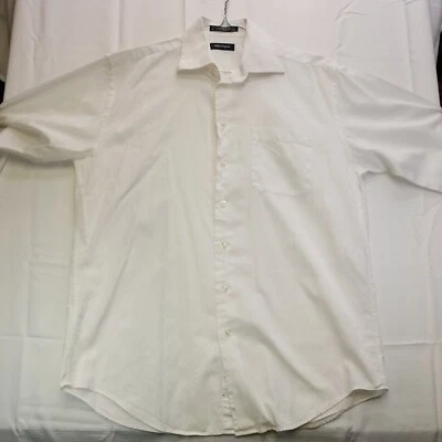 Nautica Dress Shirt Size 16 (32-33) Pure White Long Sleeve #2447 - Image 1 of 4