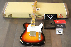 Fender CS inspiriert von Joe Bonamassa Special Mod 1955 Tele Relic Sunburst + OHSC