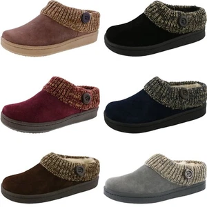 CLARKS DAMEN ANGELINA STRICKKRAGEN WINTER CLOG PLIPPER - Bild 1 von 37