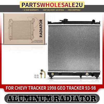 Novo radiador de alumínio para Geo Tracker Suzuki Sidekick 1993-1998 automático Trans. - Imagem 1 de 4