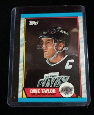 1989 Dave Taylor Los Angeles Kings Hockey Card - Image 1 of 2
