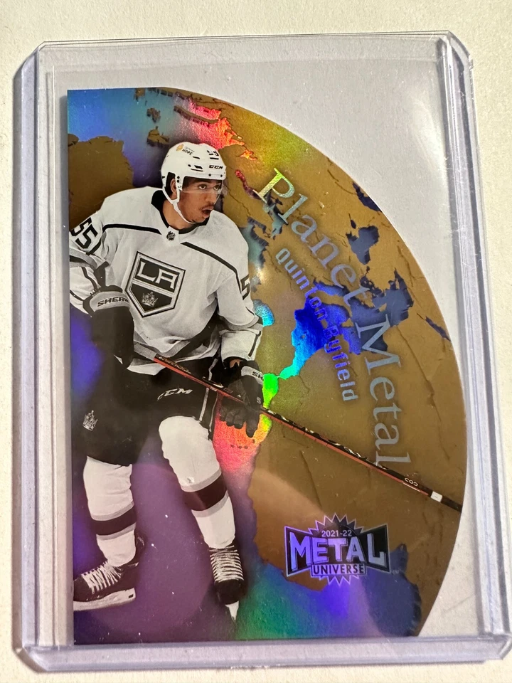 K86,368 - 2021-22 Metal Universe Planet Metal Gold #PM4 Quinton Byfield - Image 1 of 1