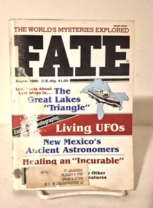 FATE, August 1980, Paranormal, Ghosts, God is not Dead, Occult UFO Magazine - Imagen 1 de 9