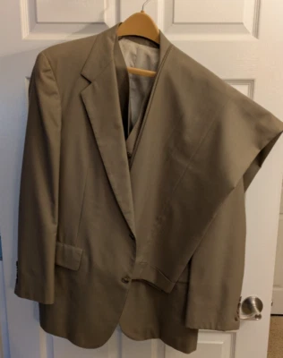 Traje de 3 piezas Tan Southwick Paul Stuart - Chaqueta = 42 Foto 1 de 4