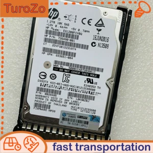 HP 718162-B21 1.2TB 6G 10K 2.5" 718292-001 726480-001 SAS Gen8/9 Hard Drive tray - Picture 1 of 4