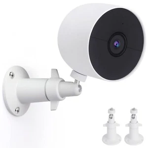 Pack de 2 soportes de montaje en pared compatibles con Google Nest Cam exterior o interior, batería - Imagen 1 de 6