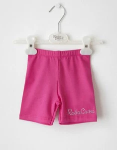 Girls Pink Cotton Shorts by Italian designer Rubacuori - Picture 1 of 3