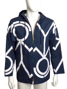 THOM BROWNE- 2021 MR. Thom Cropped Hooded Jacket, Size Medium - Picture 1 of 5