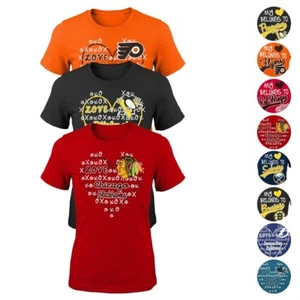 NHL Reebok & Outerstuff Various Graphic T-Shirt Collection Girls Youth  (XS-XL) - Picture 1 of 43