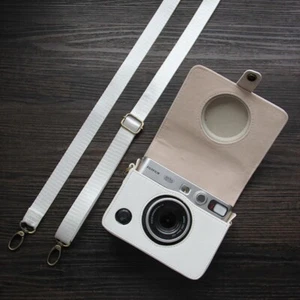 PU Leather Camera Bag Case Protect Cover Belt Strap for Fuji Fujifilm Mini EVO - Picture 1 of 20