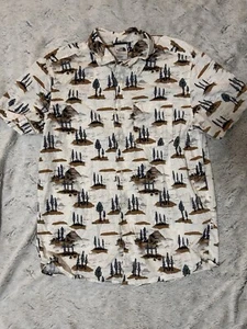 The North Face Herren Baytrail SS Hemd Gr. L Camp Scene 100% Baumwolle - Bild 1 von 6