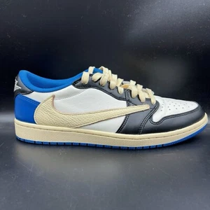 Jordan 1 Retro x Fragment Design x Travis Scott Low Blue - Size 11 - Picture 1 of 8