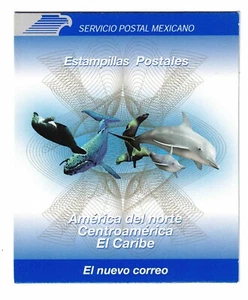 MEXICO CONSERVA, MARINE MAMMALS, ROMO 8.50 PESOS - SCOTT NO. 2401. MNH. BOOKLET - Picture 1 of 4