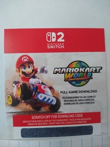 Mario Kart World - Nintendo Switch 2 DIGITAL Code Full Game Dowload. - Picture 1 of 2
