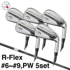 Callaway PARADYM Ai SMOKE Iron Set 5pcs #6~#9,PW R-Flex Tensei 50 Graphite Shaft - Picture 1 of 7