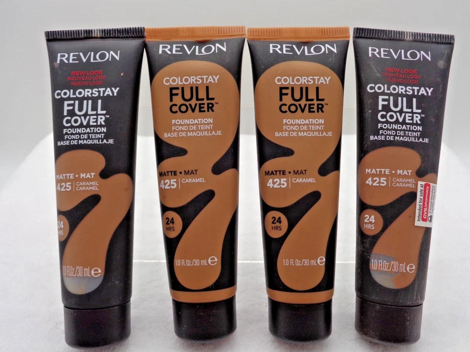 4 pk Revlon Colorstay Full Cover Foundation - #425 Caramel - 1.0 fl oz Ea. - Image 1 of 1