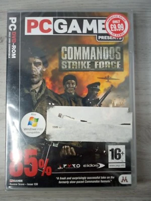 COMMANDOS STRIKE FORCE PC DVD-ROM GAME FACTORY SEALED VINTAGE RARE RETRO GAMING - Image 1 of 2
