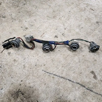 88-91 Civic CRX OEM rear back tail light lamp wire wiring harness Right - Image 1 of 4