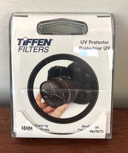 Tiffen 46mm UV Filter Glass DSLR Lens Protector Clear Optical Impact Resistant - Picture 1 of 2
