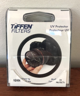 Tiffen 46mm UV Filter Glass DSLR Lens Protector Clear Optical Impact Resistant - Image 1 of 2