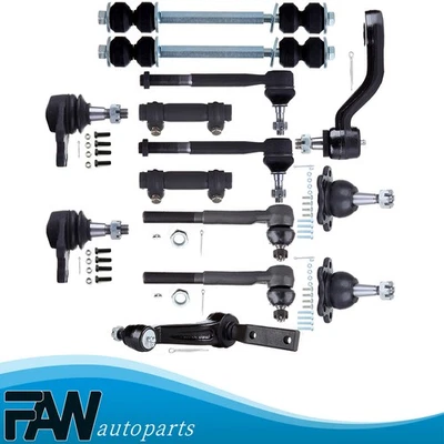 Se adapta a Chevrolet K2500 GMC K2500 Tie Rod Pitman brazo rótula brazo loca 14 piezas Foto 1 de 4