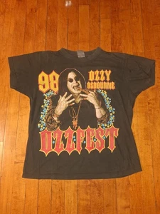 RARA camicia concerto vintage Ozzy Osbourne Ozzfest 98 tour Black Sabbath Tool - Foto 1 di 7