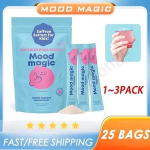 🌈 Kinder Safran Stimmungsaufhellung Pixie Sticks | Spaß & Beruhigung Ergänzung Pulver - Bild 1 von 13