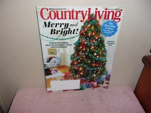 COUNTRY LIVING  MAGAZINE." FESTIVE DECORATING IDEAS  "..DECEMBER,  2024 - Picture 1 of 4