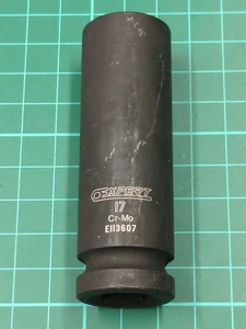 Expert By Facom E113607 1/2″ Drive, 17mm, 6 Point, Long / Deep Impact Socket - Picture 1 of 5