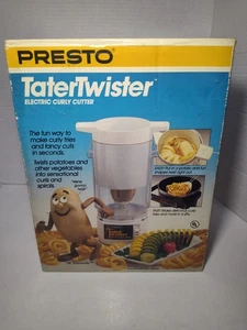New open box - Presto "Tater twister" Electric Curly & Spirals French Fry Cutter - Picture 1 of 7