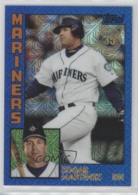 2019 Update Silver Pack 1984 Topps Baseball Chrome Blue /150 Edgar Martinez HOF - Image 1 of 2