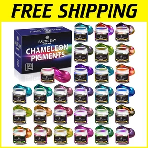 Chameleon Pigment Variety Pack - 28 Color Shift Mica Powder - Picture 1 of 11