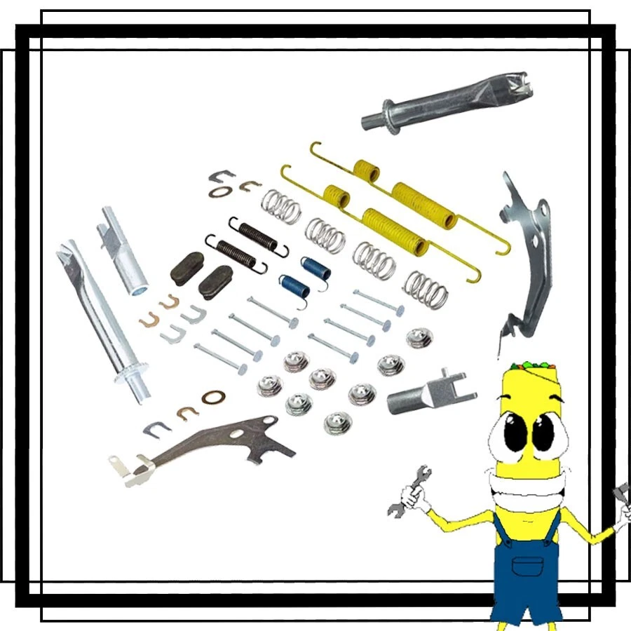 Kit completo de herrajes de tambor de freno trasero para Toyota Land Cruiser 1988-1994 TODOS Foto 1 de 1