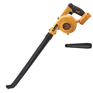 Cordless Leaf Blower for Dewalt 20V Battery Combo 2 in 1, 2 Nozzles Extended Tub - Picture 1 of 6