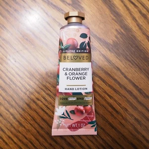 New BELOWED Love Beauty And Planet CRANBERRY & ORANGE FLOWER Hand Lotion 1 Oz - Picture 1 of 1