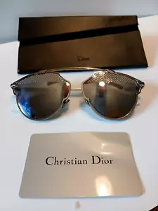 Christian Dior So RealS Sunglasses Silver and White Frames Unisex - Picture 1 of 10