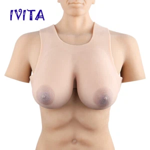 8XL Large Areola Full Silicone Breast Forms TG Drag Queen G Cup Boobs Enhancers - Picture 1 of 8