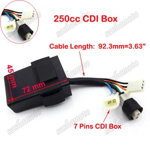 7 Wire Ignition CDI 250cc ATV Quad UTV Loncin Tiger Jianshe Hensim 4Wheeler - Picture 1 of 5