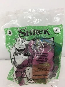 2001 SHREK “Dragon”#4 Action Figure Keychain BURGER KING Kids Meal Toy~NEWSealed - Picture 1 of 6