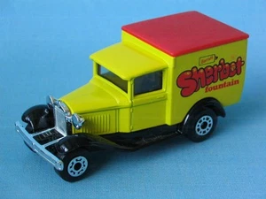 Matchbox MB-38 Ford Model A Van Sherbet Red and Black Vintage Delivery Truck - Picture 1 of 1