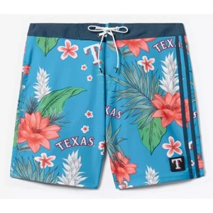 New Hurley Texas Rangers MLB Baseball Phantom Board Shorts Men’s 36 Swim Trunks - Picture 1 of 6